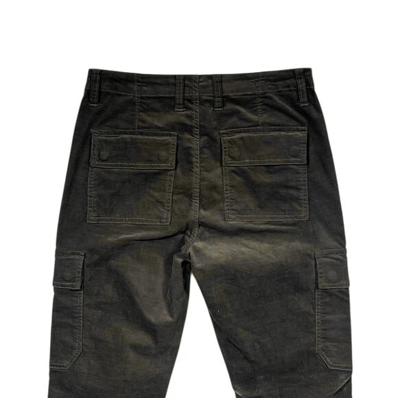Vince Women’s Pants 2 Olive Cargo Skinny Slim Stretch Corduroy Cotton Classic - Picture 6 of 9